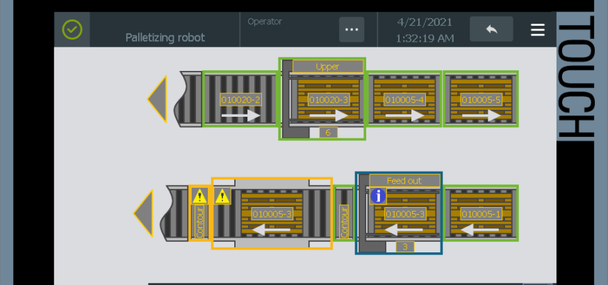 Intralogistics Simatic HMI